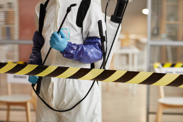 Professional Biohazard Cleanup technician working in Stamping Ground, KY
